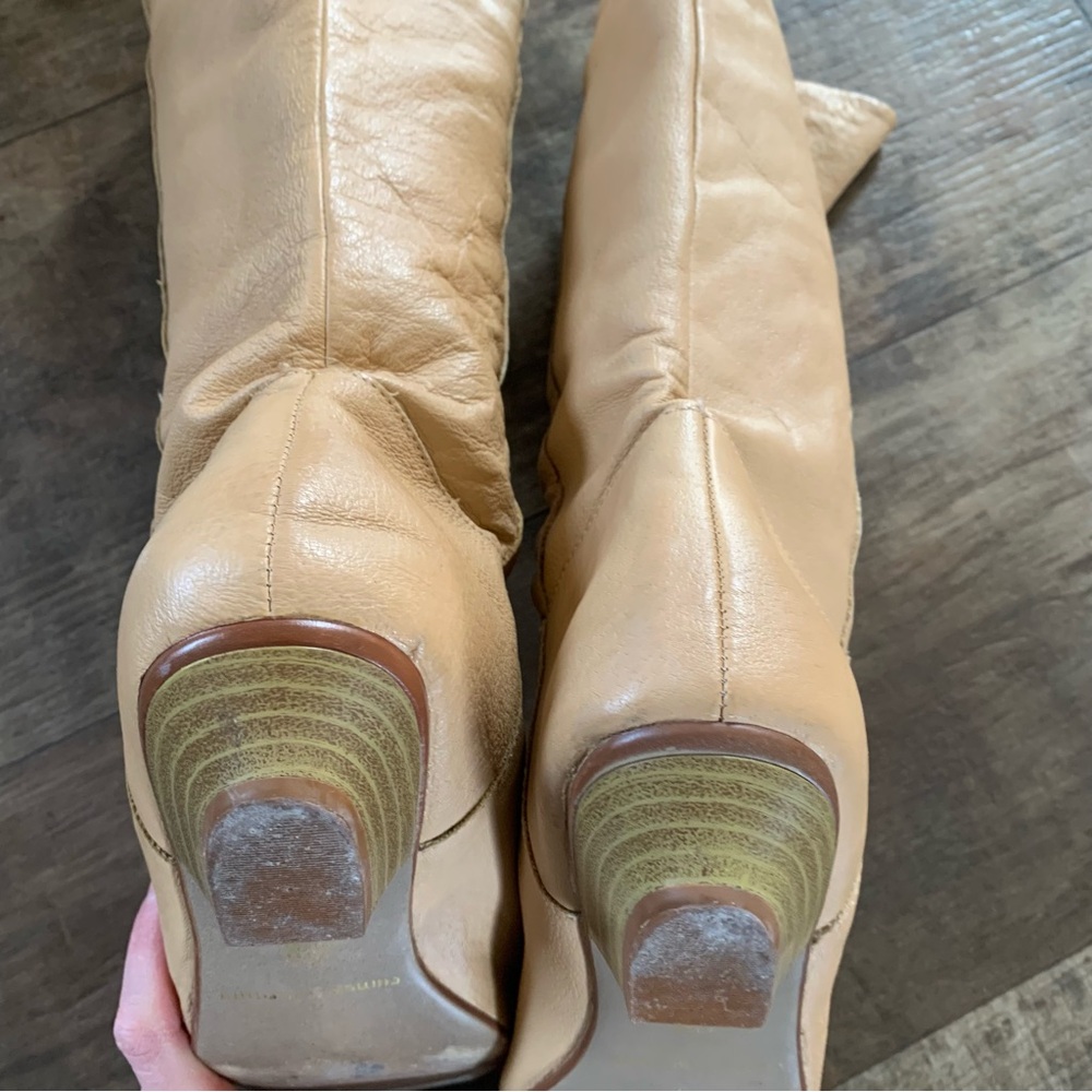 Chinesee Laundry tan cowboy boots - Picture 7 of 10